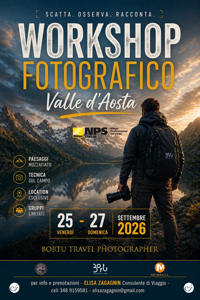 WORKSHOP DI FOTOGRAFIA IN VALLE D'AOSTA