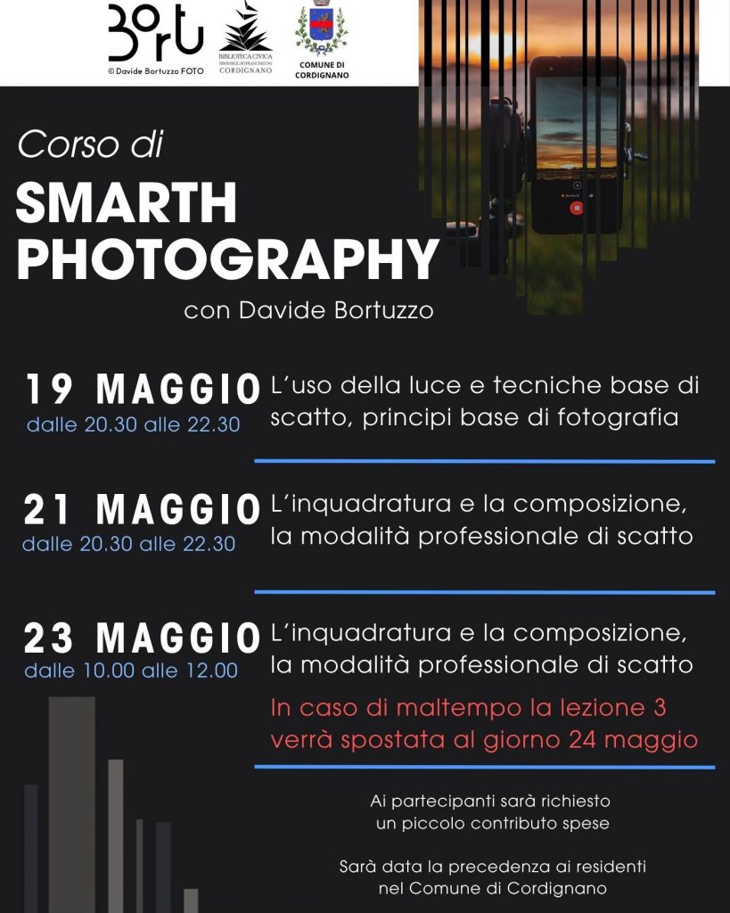 CORSO DI FOTOGRAFIA CON SMARTPHONE